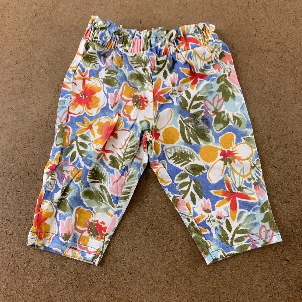 Carter's‎ Baby Girl Size 3 Months Colorful Printed 3 Piece Bodysuit Pant Set NWT